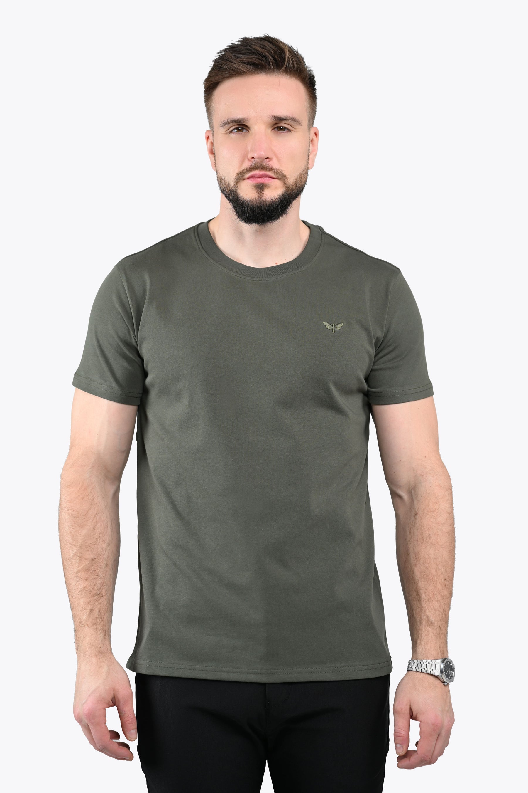 FLAVIO T-SHIRT DARK GREEN