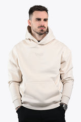 Sweat à capuche Luca beige