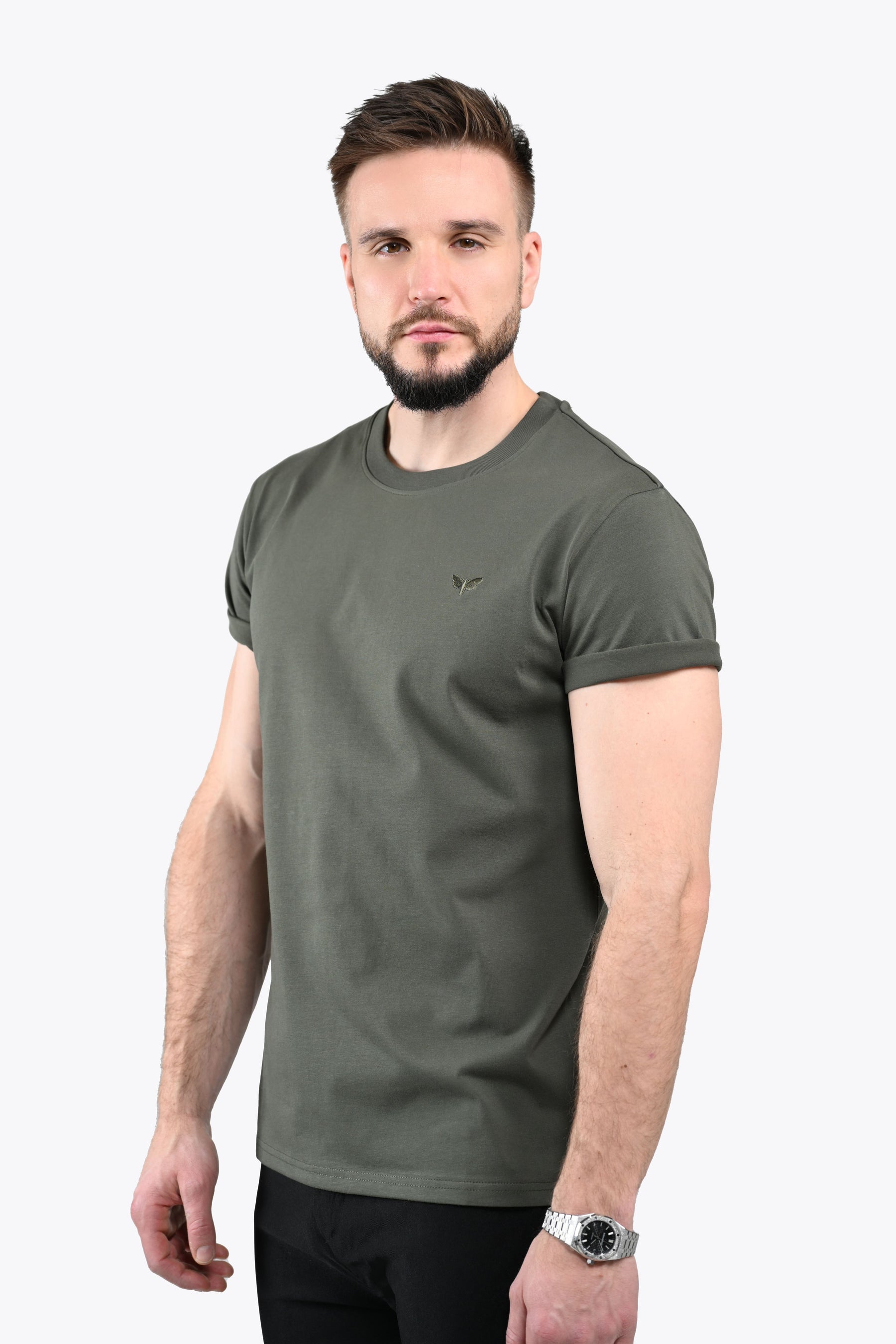 FLAVIO T-SHIRT DARK GREEN