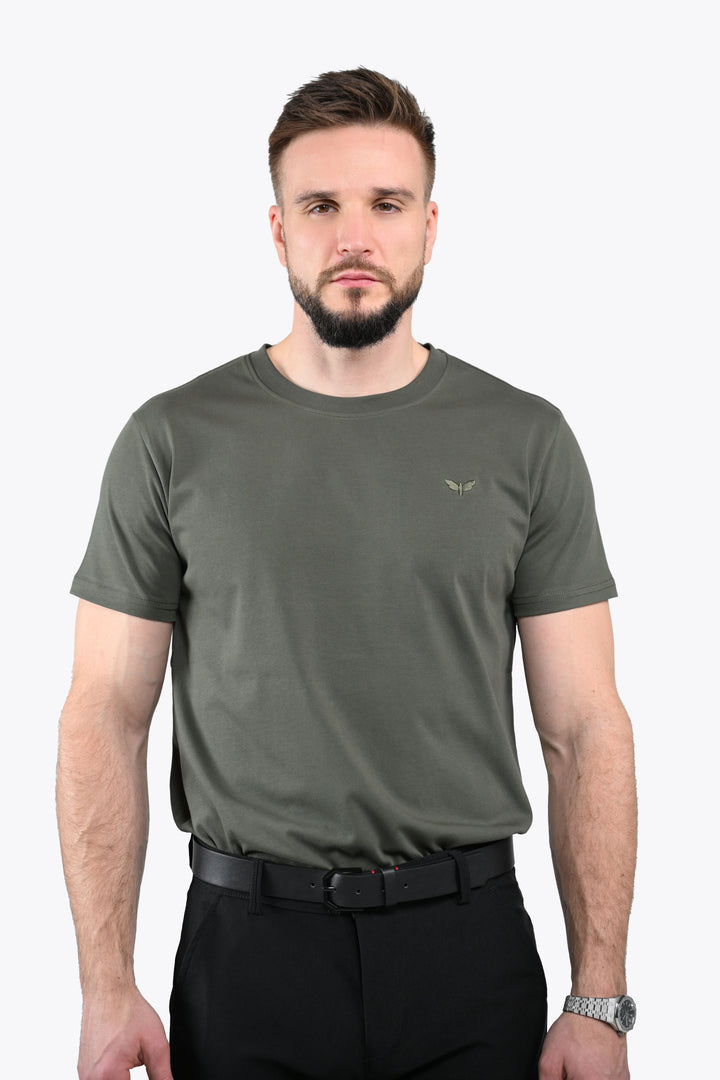 FLAVIO T-SHIRT DARK GREEN