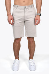 VITTORIO PIMA COTTON SHORTS BEIGE