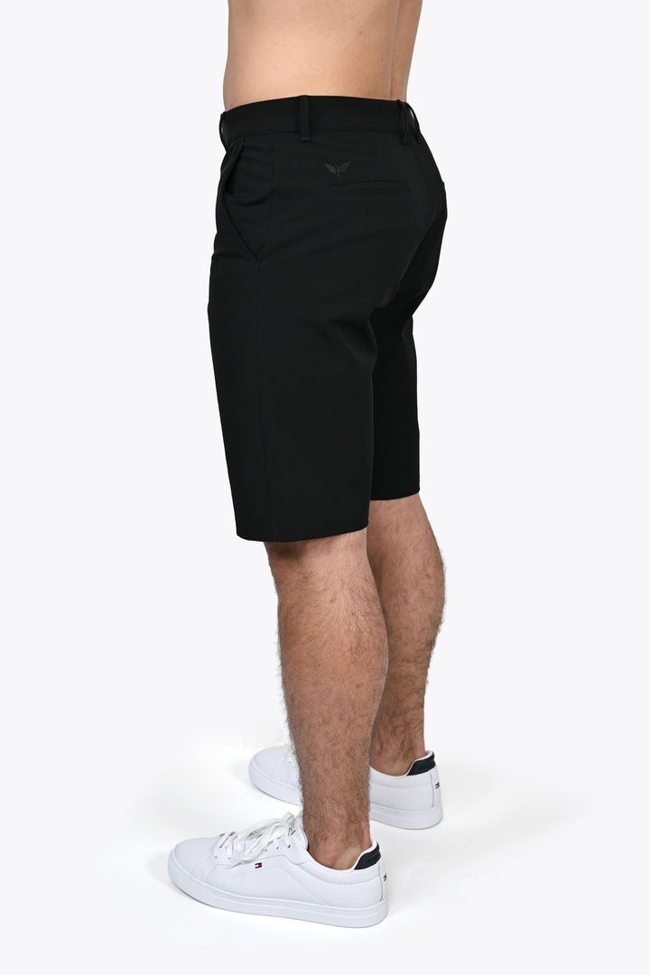 VITTORIO PIMA COTTON SHORTS BLACK
