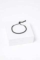 ZIRCONIA BRACELET BLACK, S