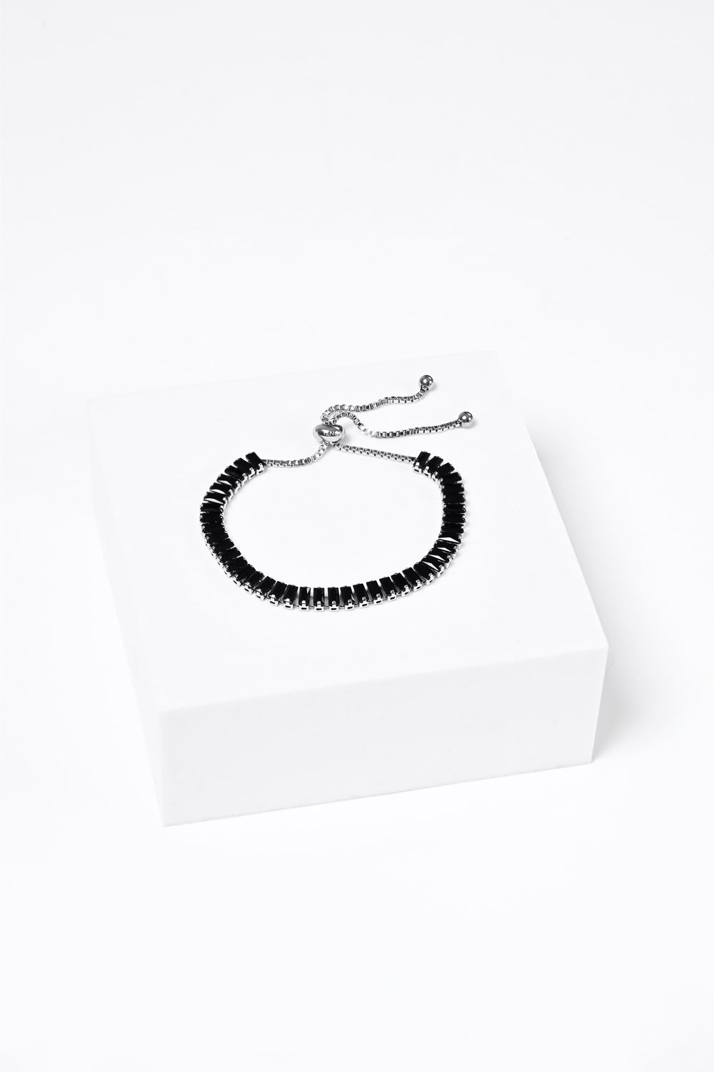 ZIRCONIA BRACELET SILVER, S