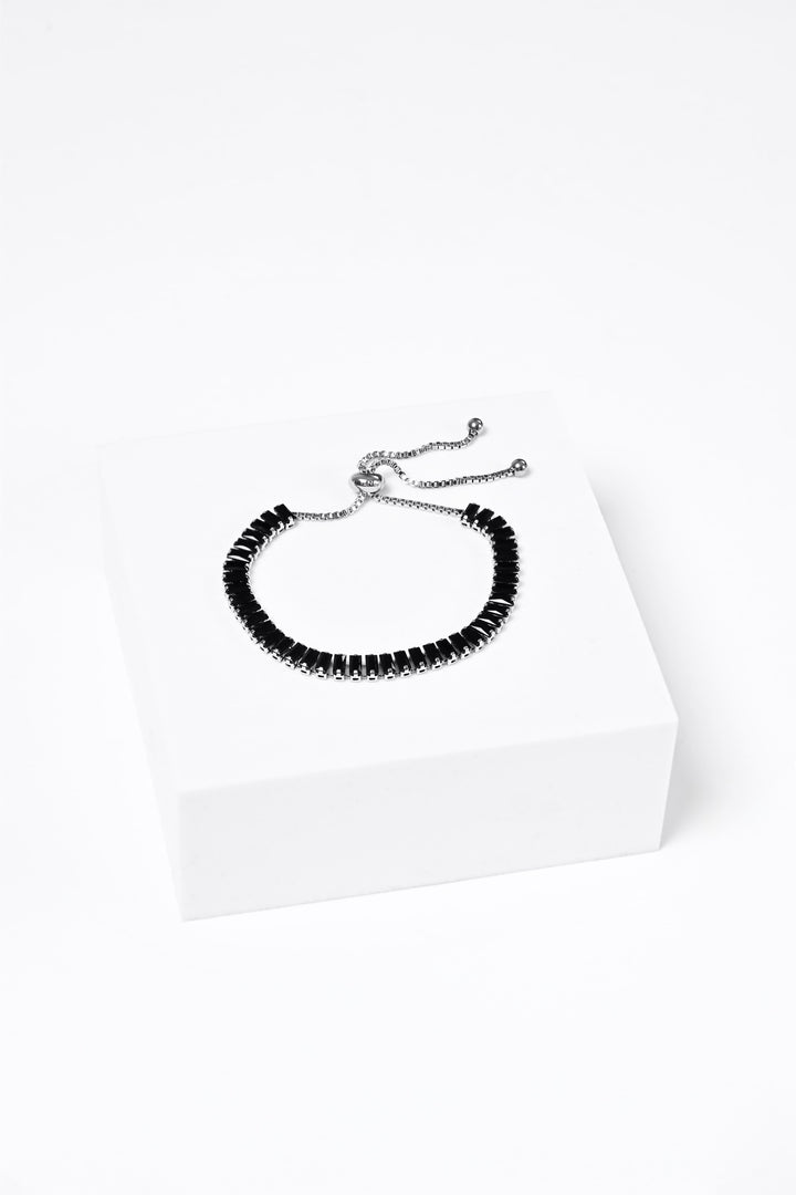ZIRCONIA BRACELET SILVER, L