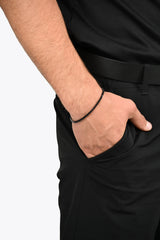 ZIRCONIA BRACELET BLACK, S