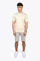 CAMISETA DE ALGODÓN PIMA EN KHAKI