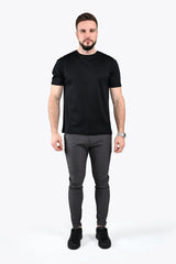 PIMA COTTON T-SHIRT in Black
