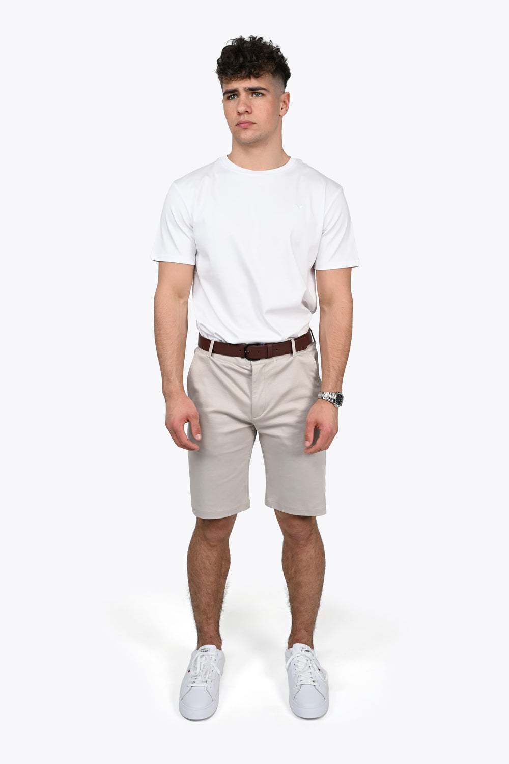 CAMISETA DE ALGODÓN PIMA EN BLANCO
