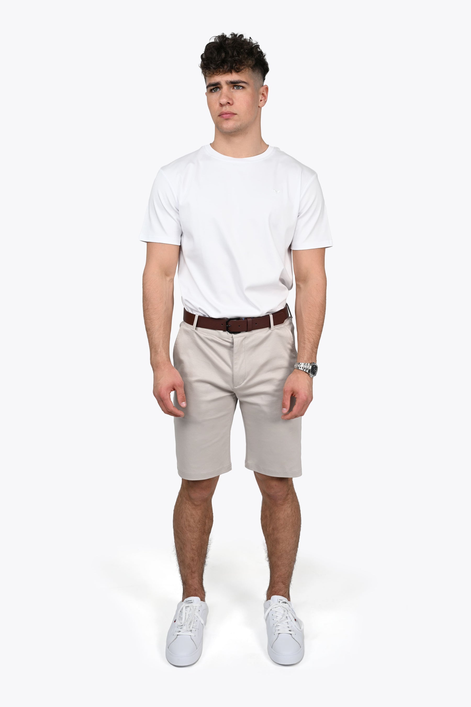 CAMISETA DE ALGODÓN PIMA EN BLANCO