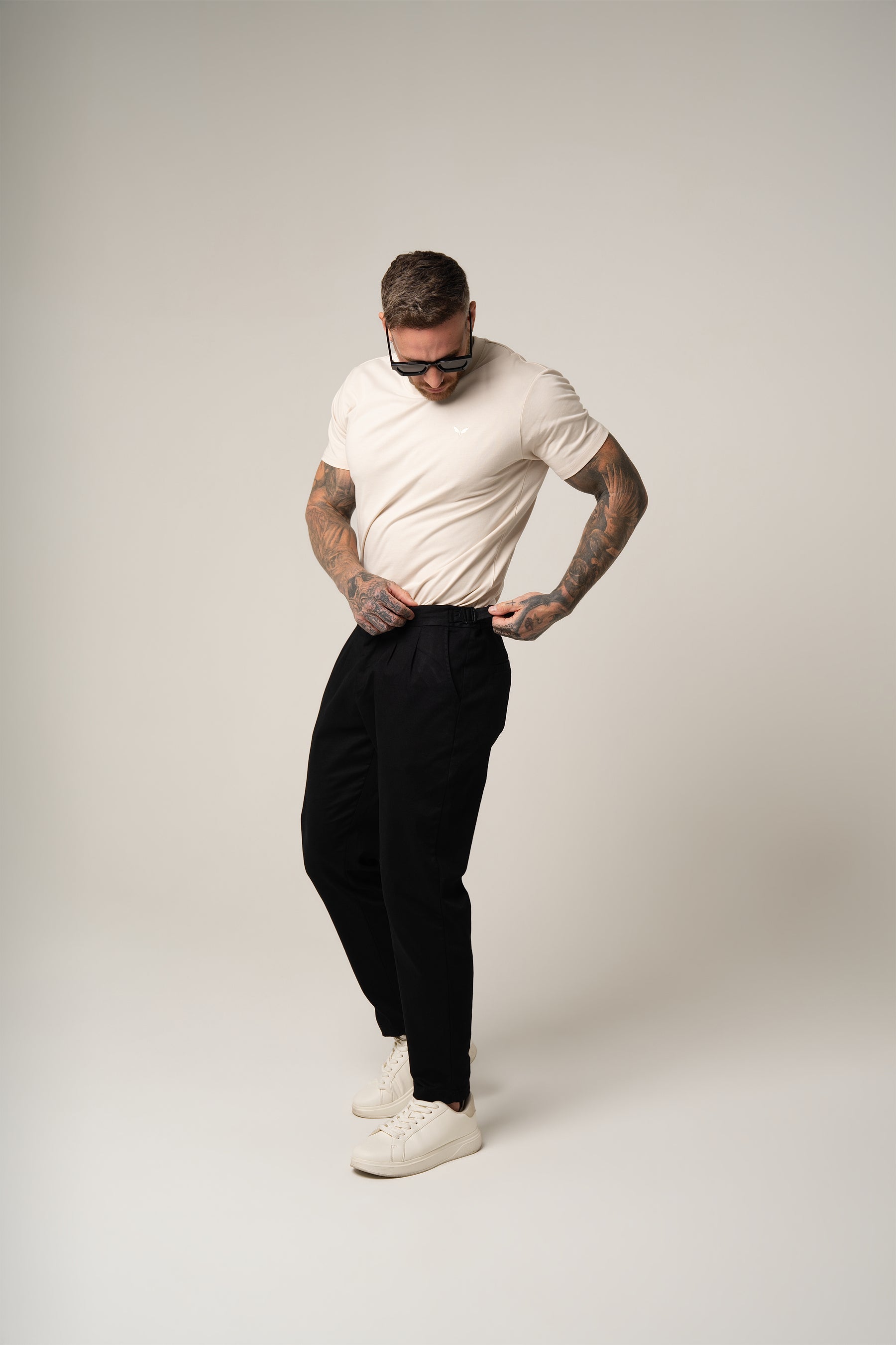 Rico Sartorial Trousers | Nero Profondo