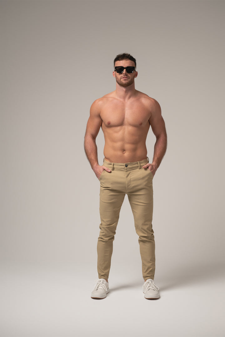 Matteo Hybrid Trouser | Sabbia Toscana