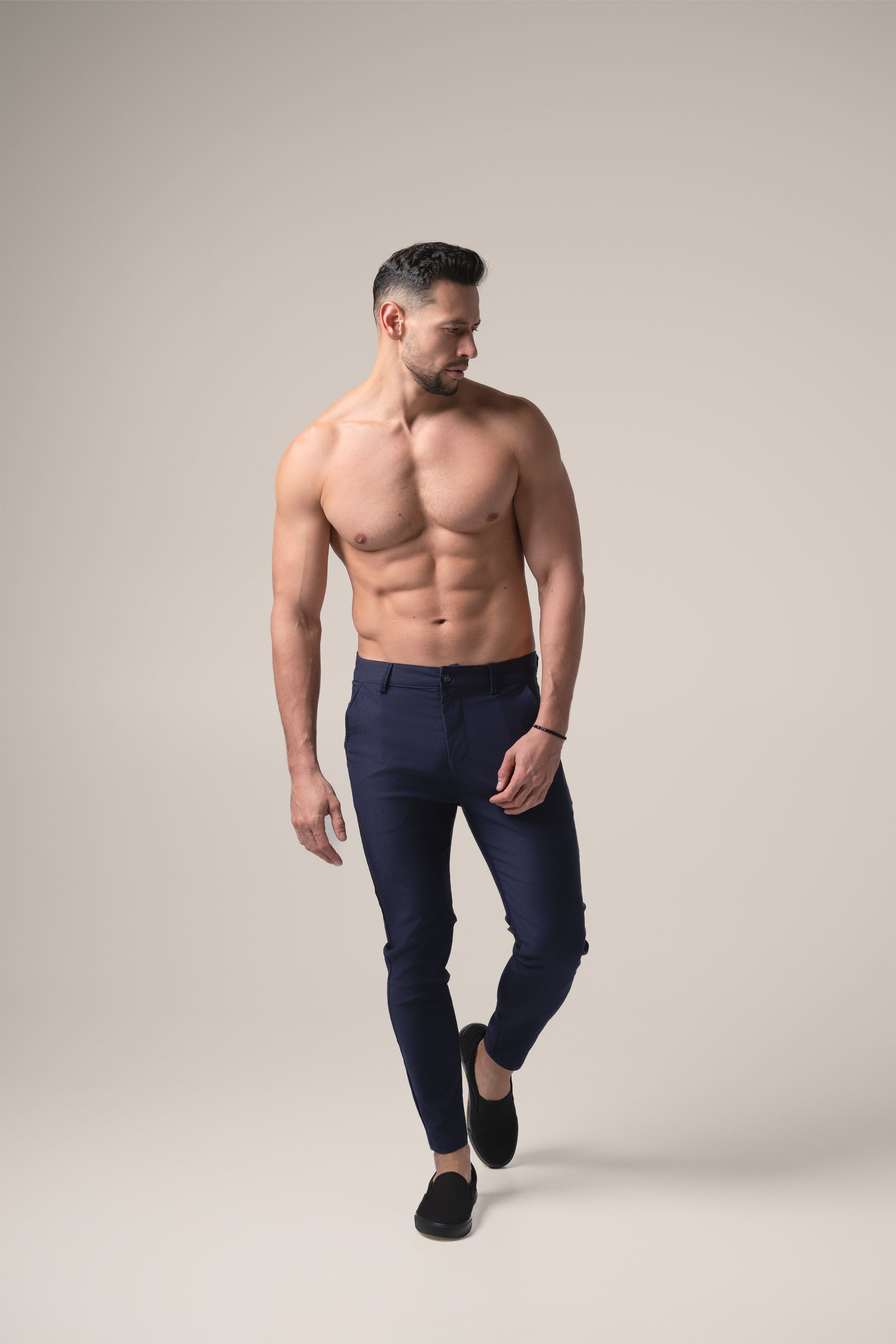 Matteo Hybrid Trousers | Blu Notte