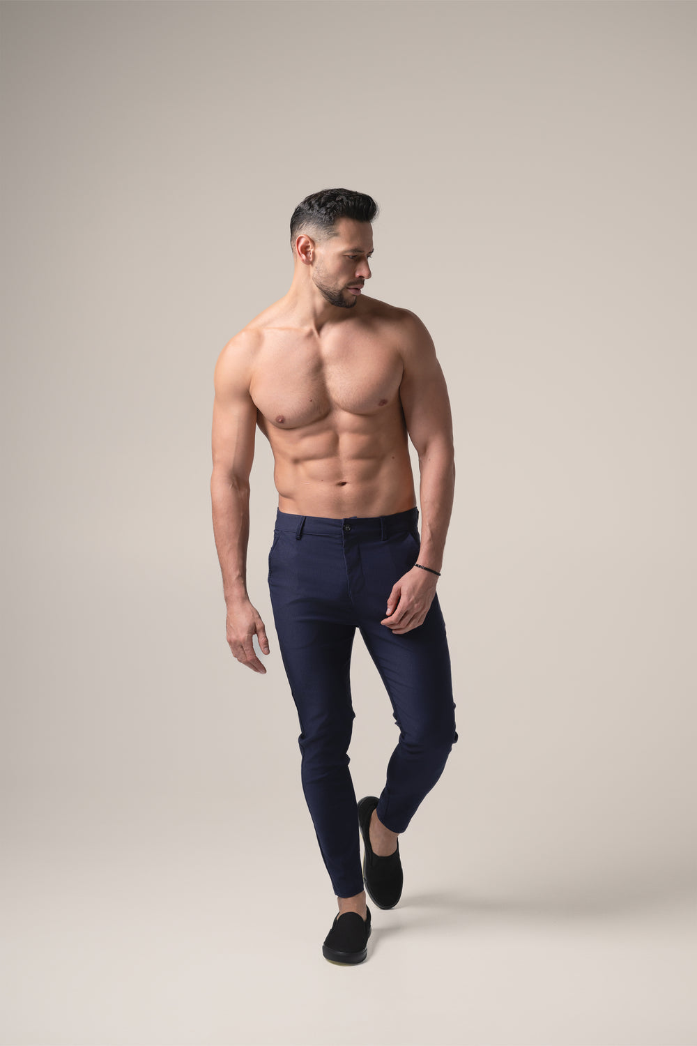 Matteo Hybrid Trousers | Blu Notte
