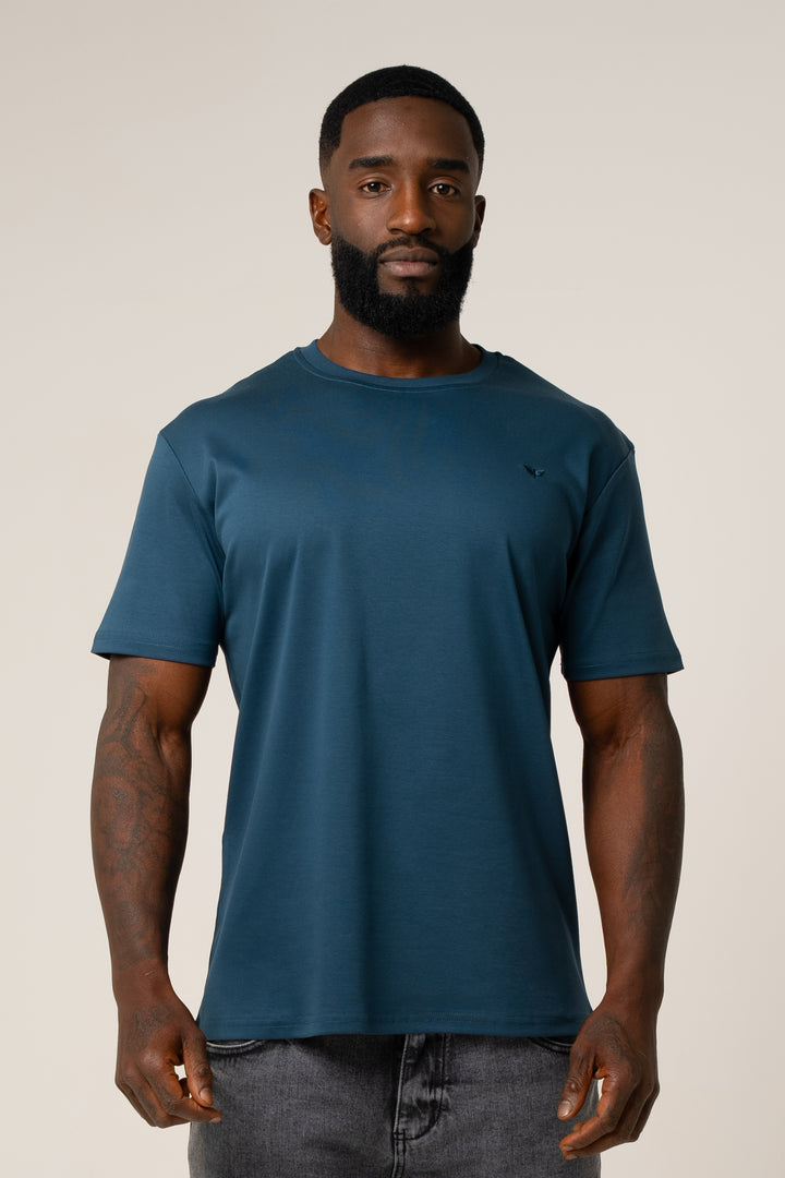 PIMA COTTON T-SHIRT IN ROYAL BLUE