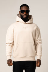 LIMITED "MOTH" EDITION LUCA HOODIE IN BEIGE