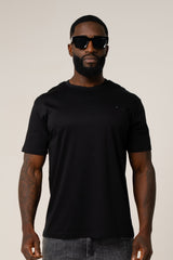 PIMA COTTON T-SHIRT IN BLACK