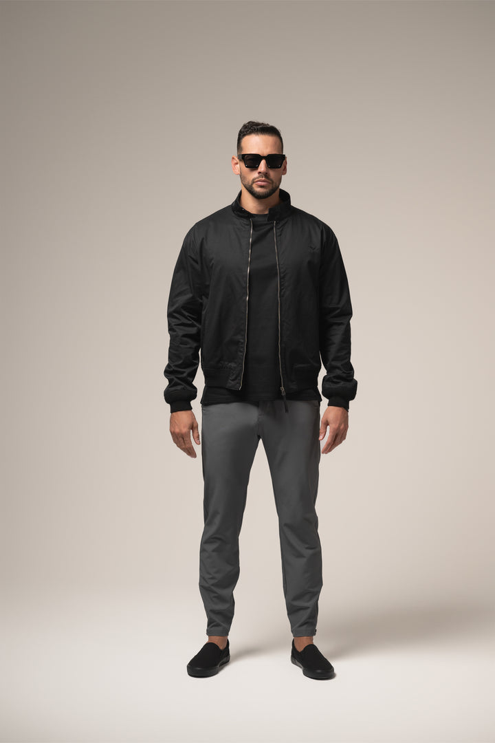 MARCO Bomber JACKET in BLACK