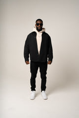 PAOLO OVERSHIRT in BLACK