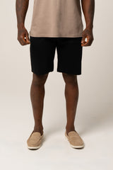 VITTORIO PIMA COTTON SHORTS BLACK