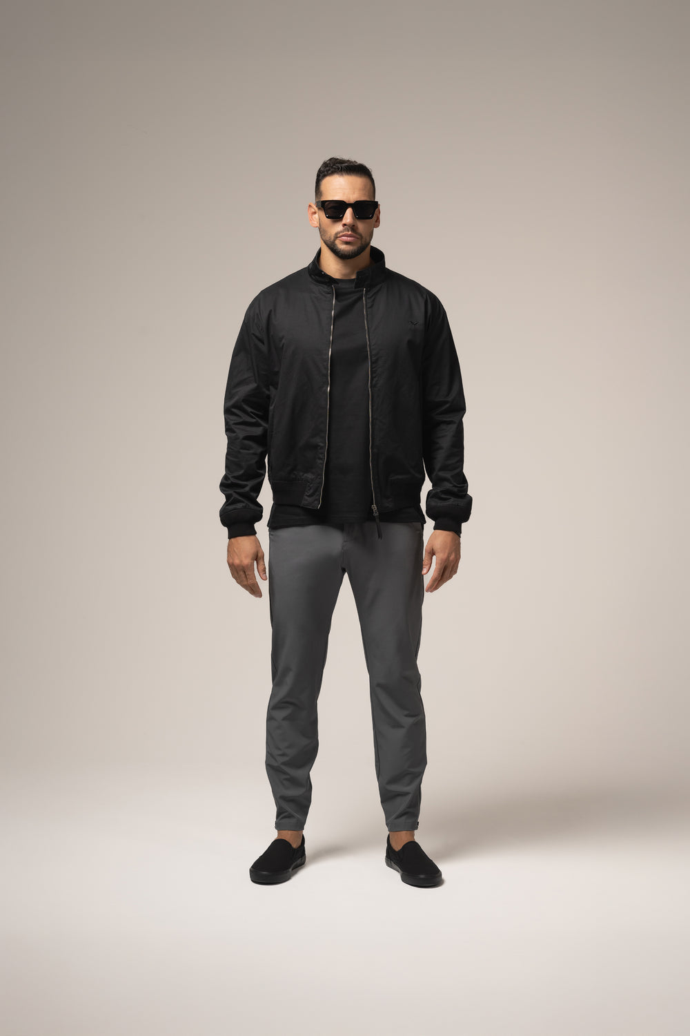 MARCO Bomber JACKET in BLACK