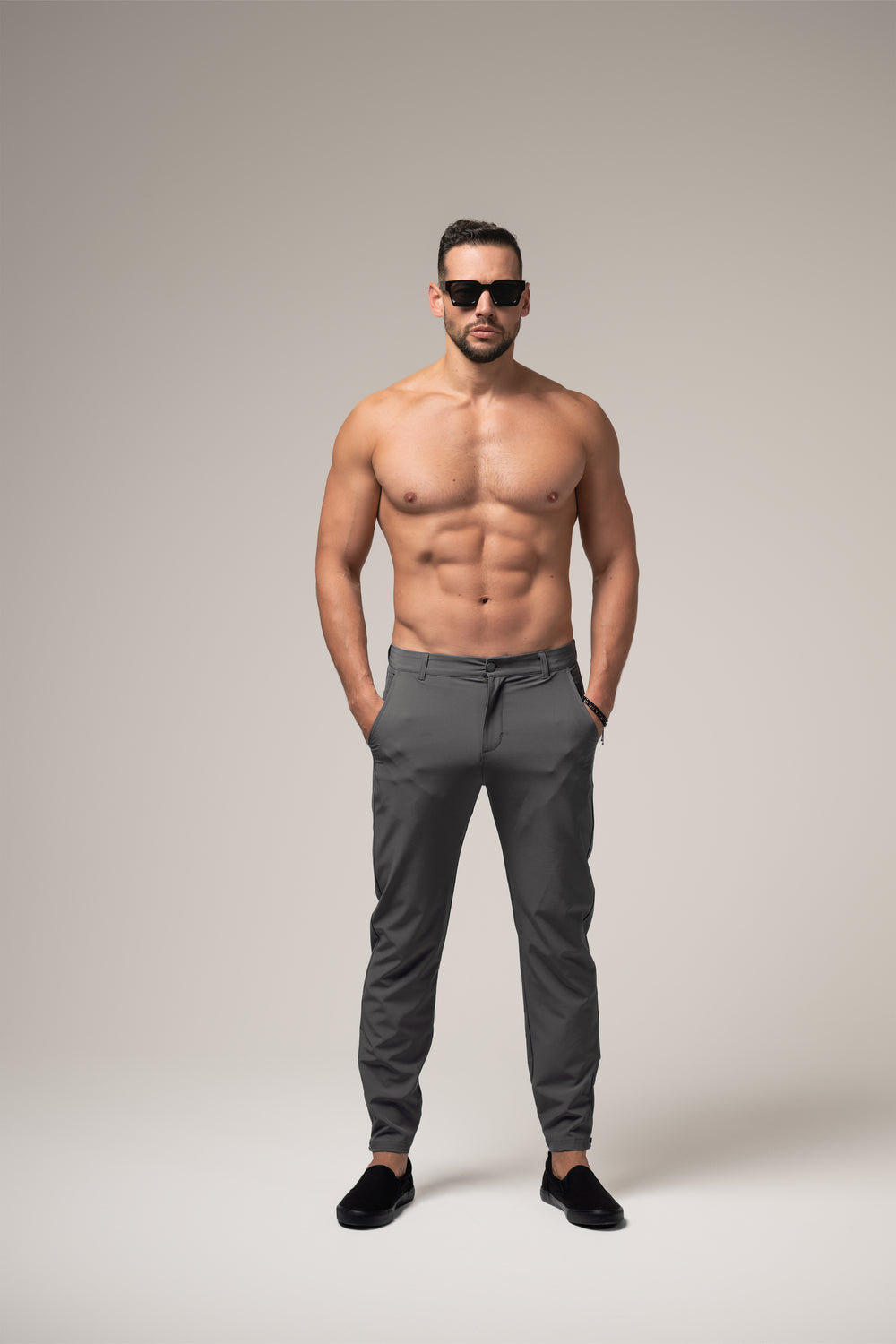 Sandro Performance Trousers | Grigio Pietra