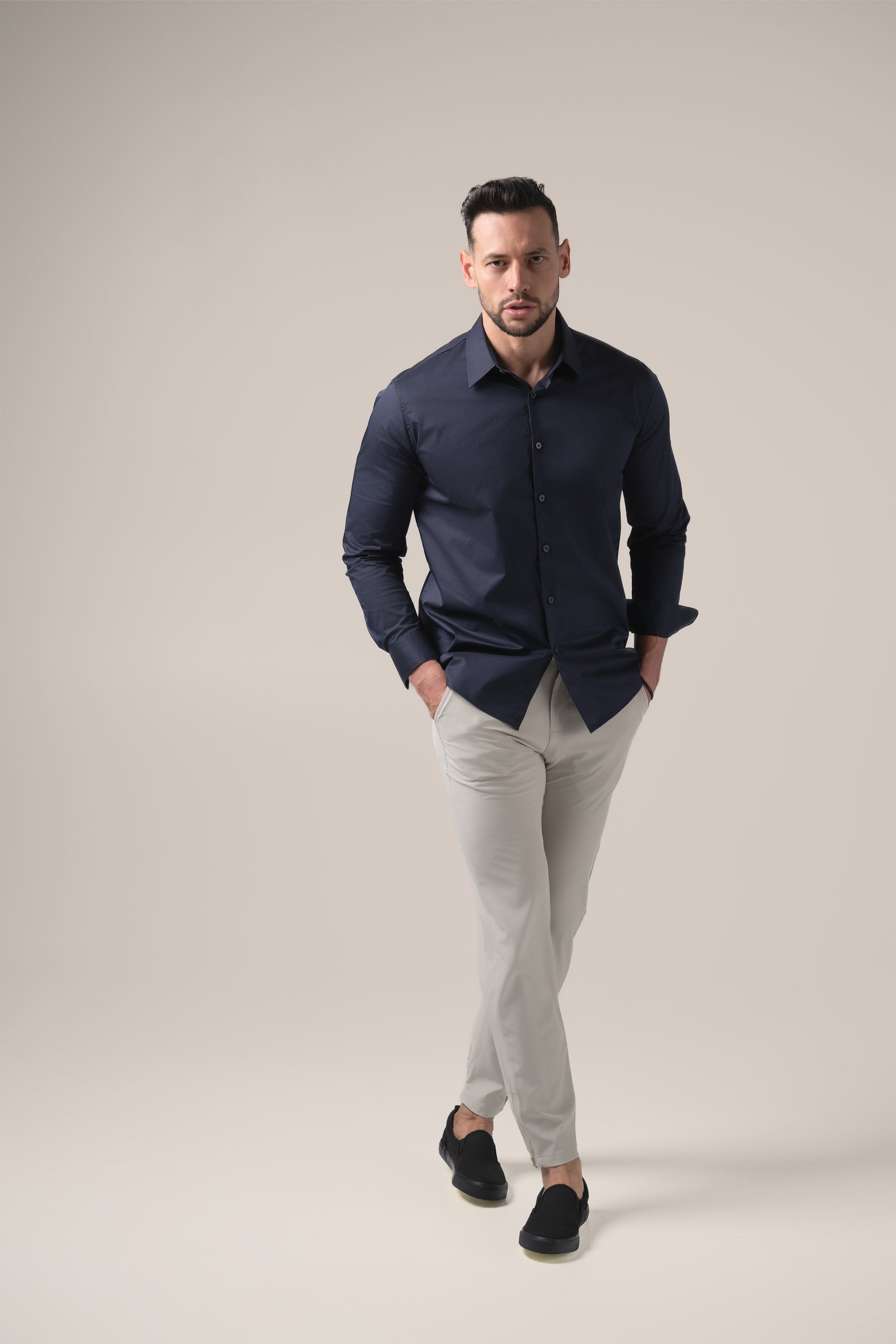 Chemise de performance Stefano | Blu Notte 