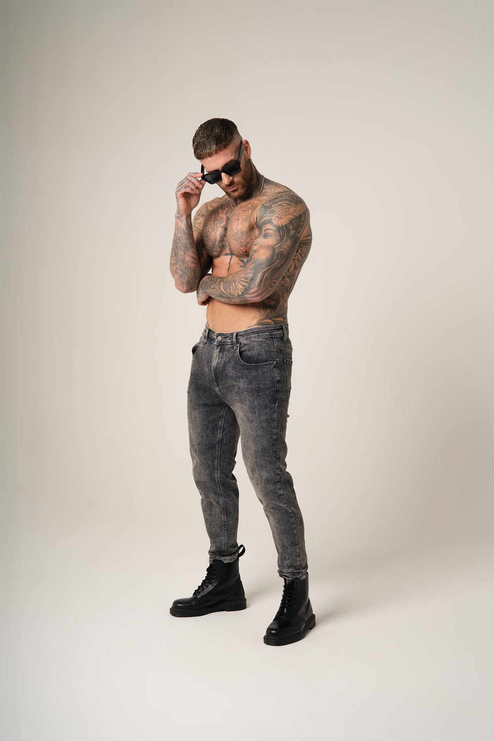 Roberto Motion Jeans | Grigio Pietra