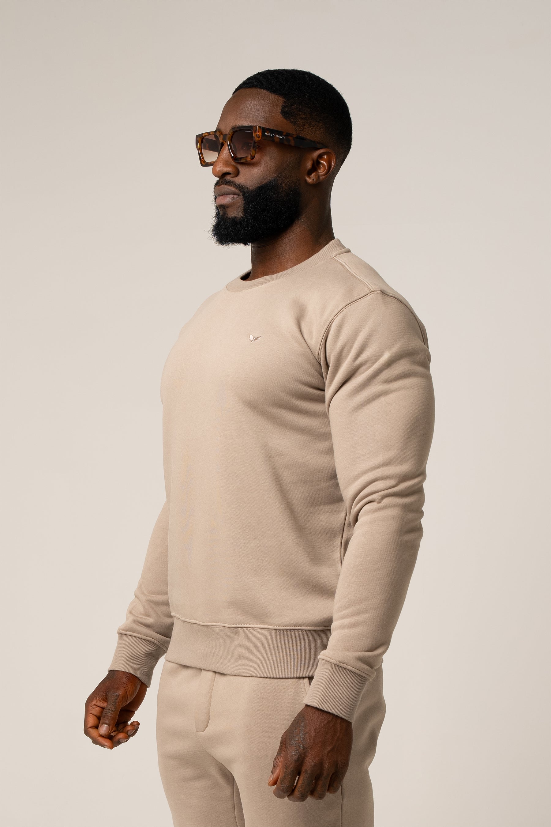 Marcello Heavyweight Crewneck | Sabbia Toscana