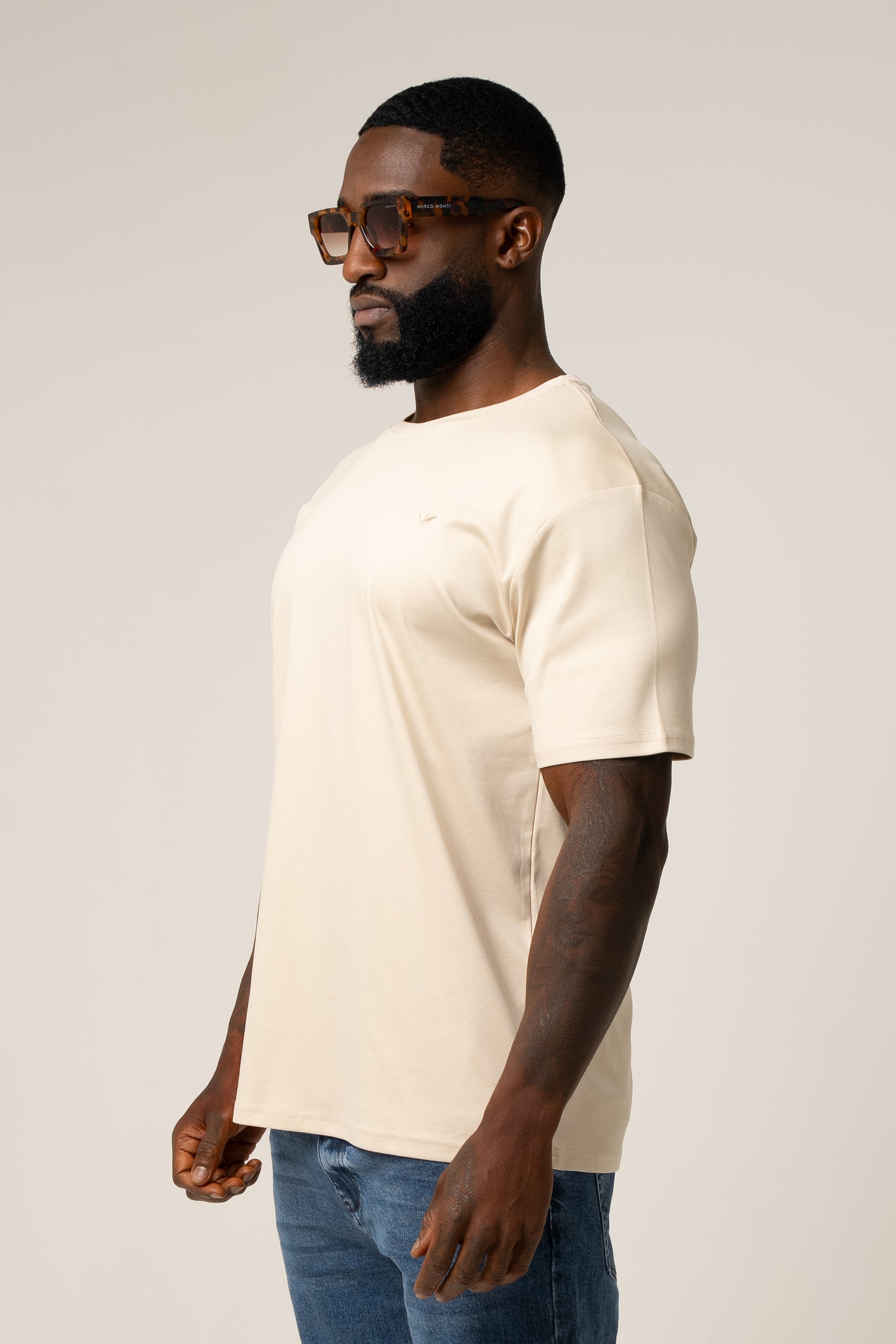 T-shirt Pima signature | Sabbia Toscana 