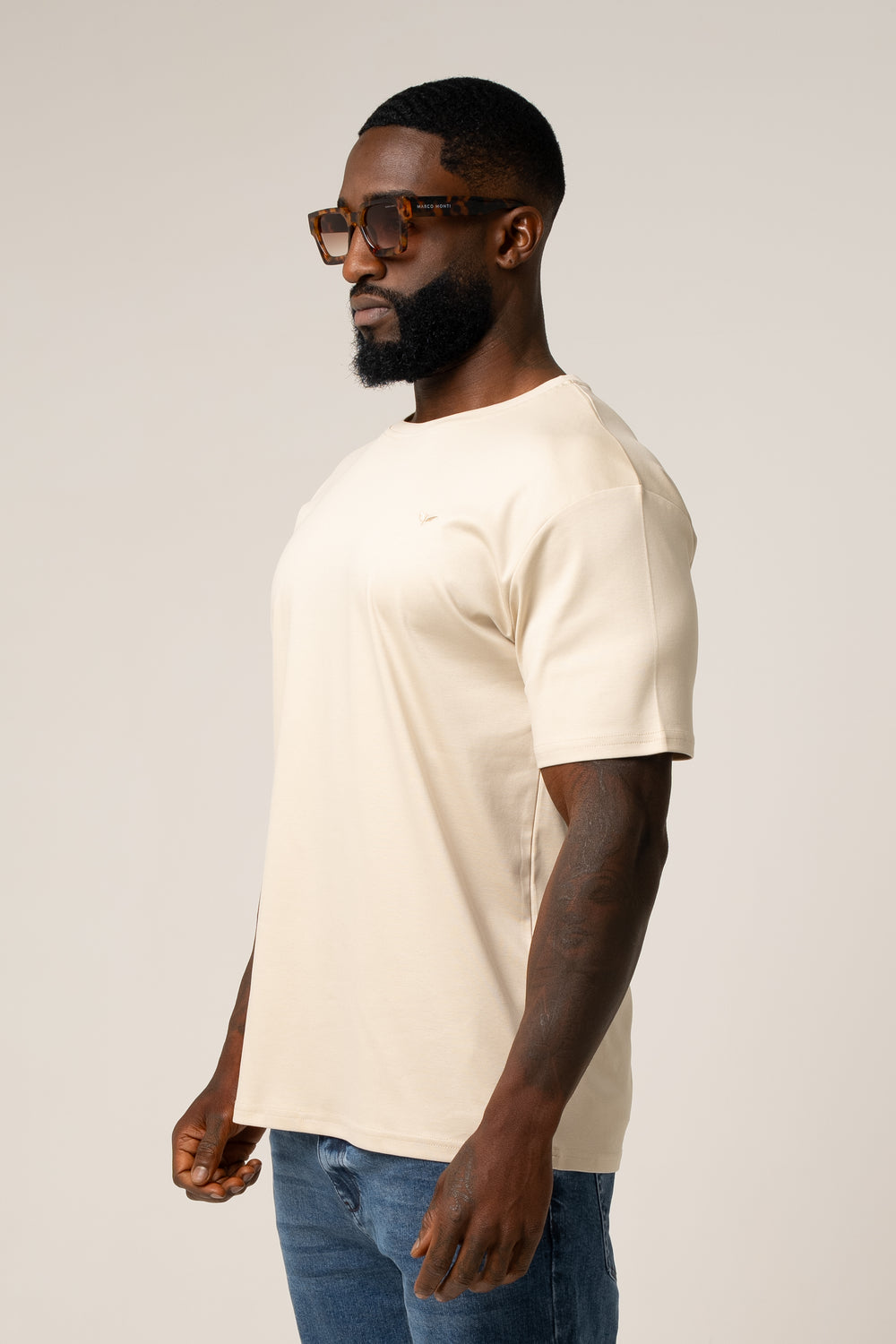PIMA COTTON T-SHIRT IN KHAKI