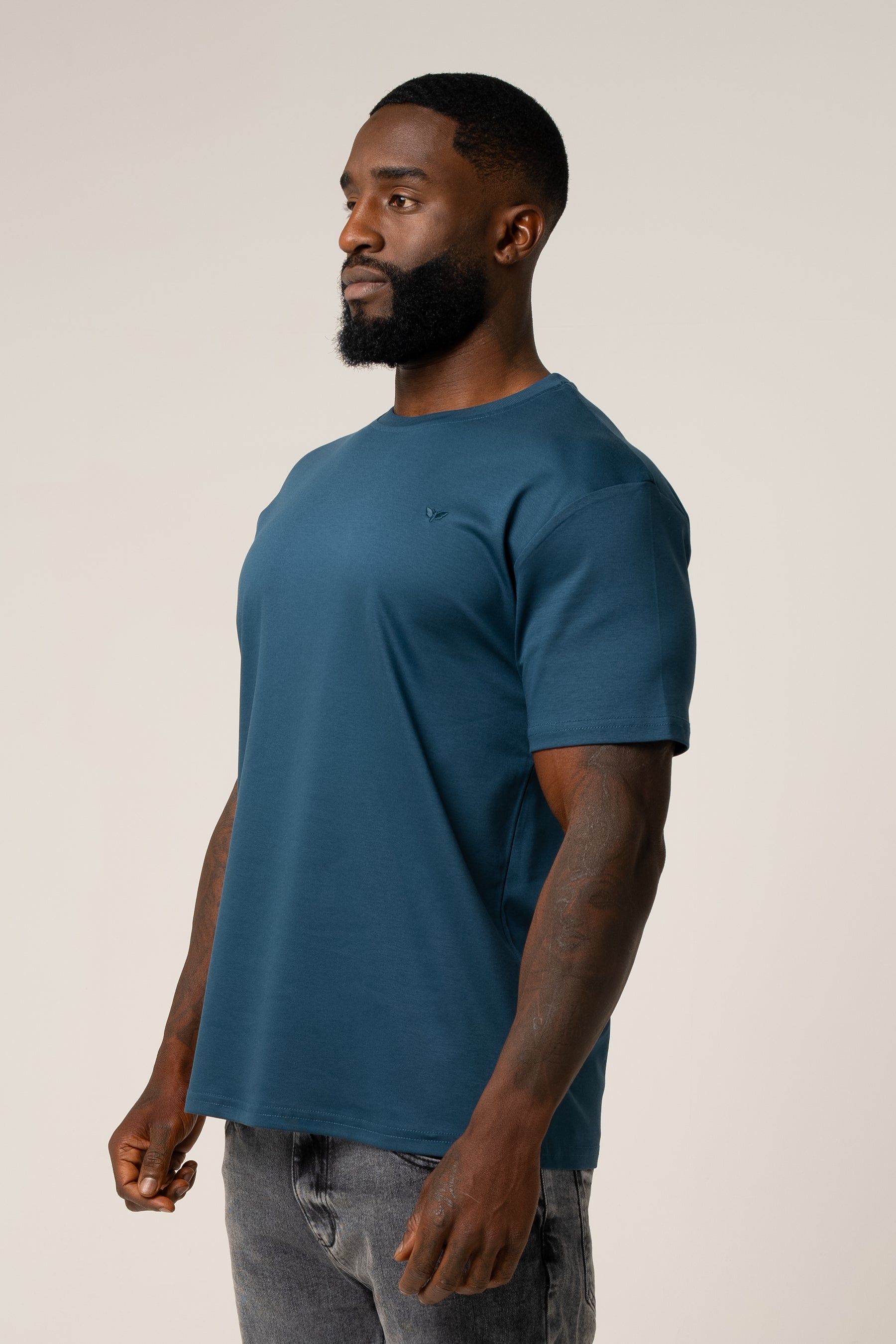 PIMA COTTON T-SHIRT IN ROYAL BLUE