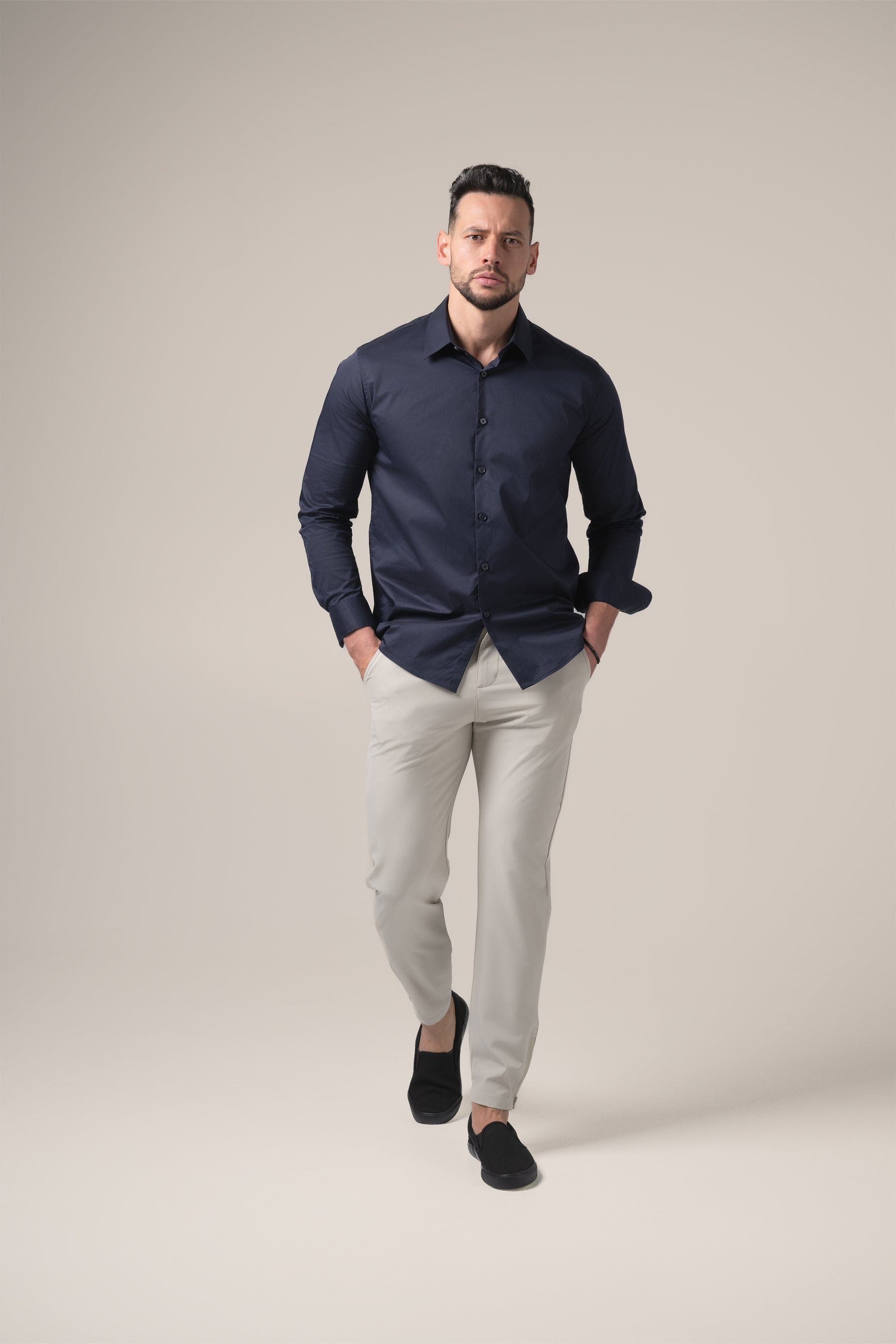 Chemise de performance Stefano | Blu Notte 