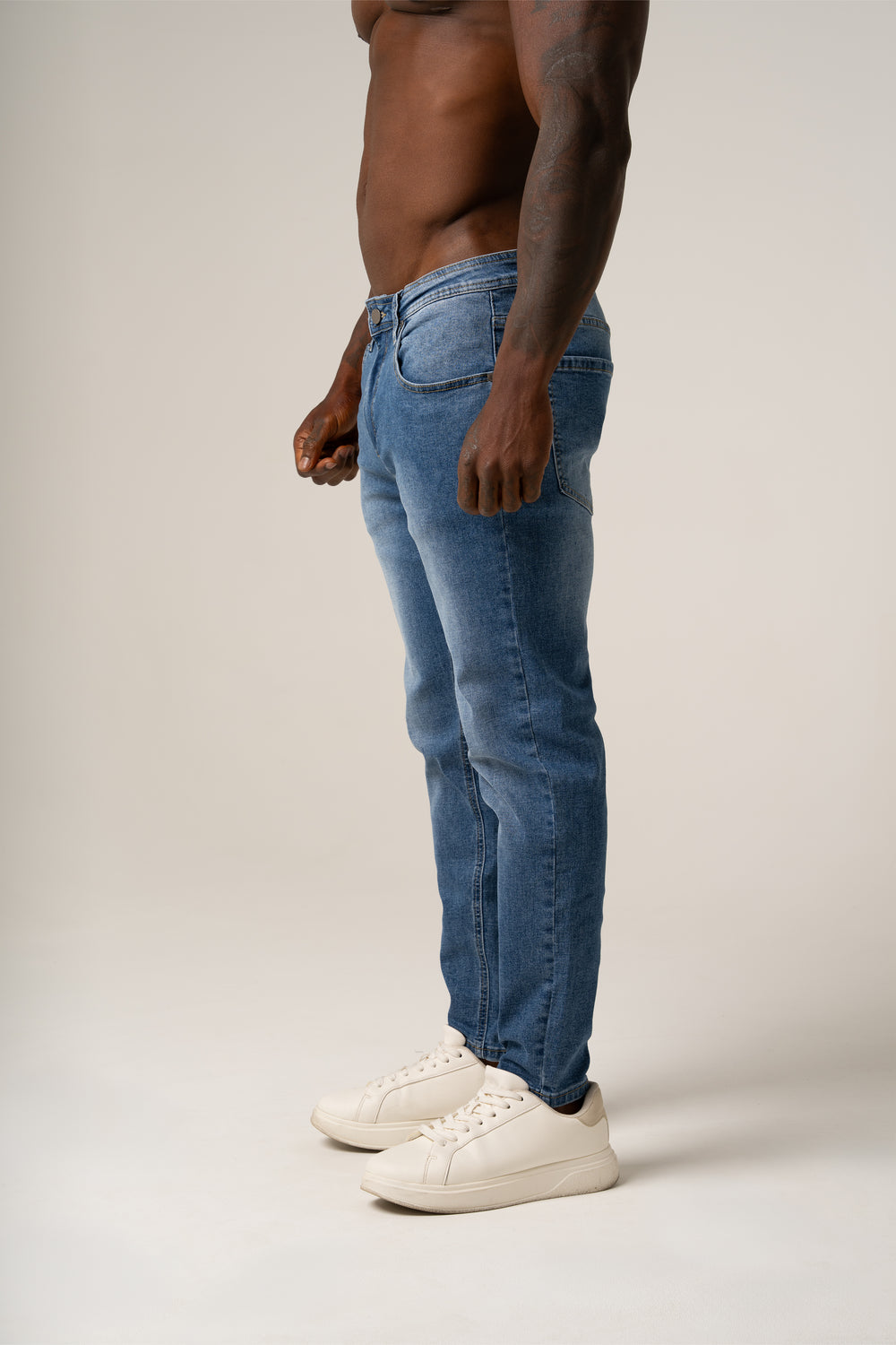 ROBERTO SKINNY JEANS BLUE - Superstretch