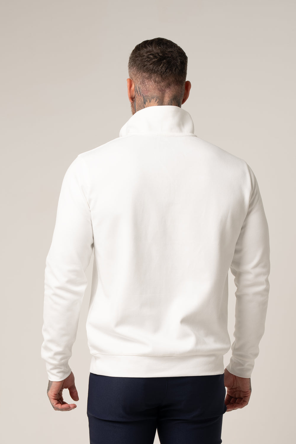 ALESSIO ZIPPER TOP WHITE