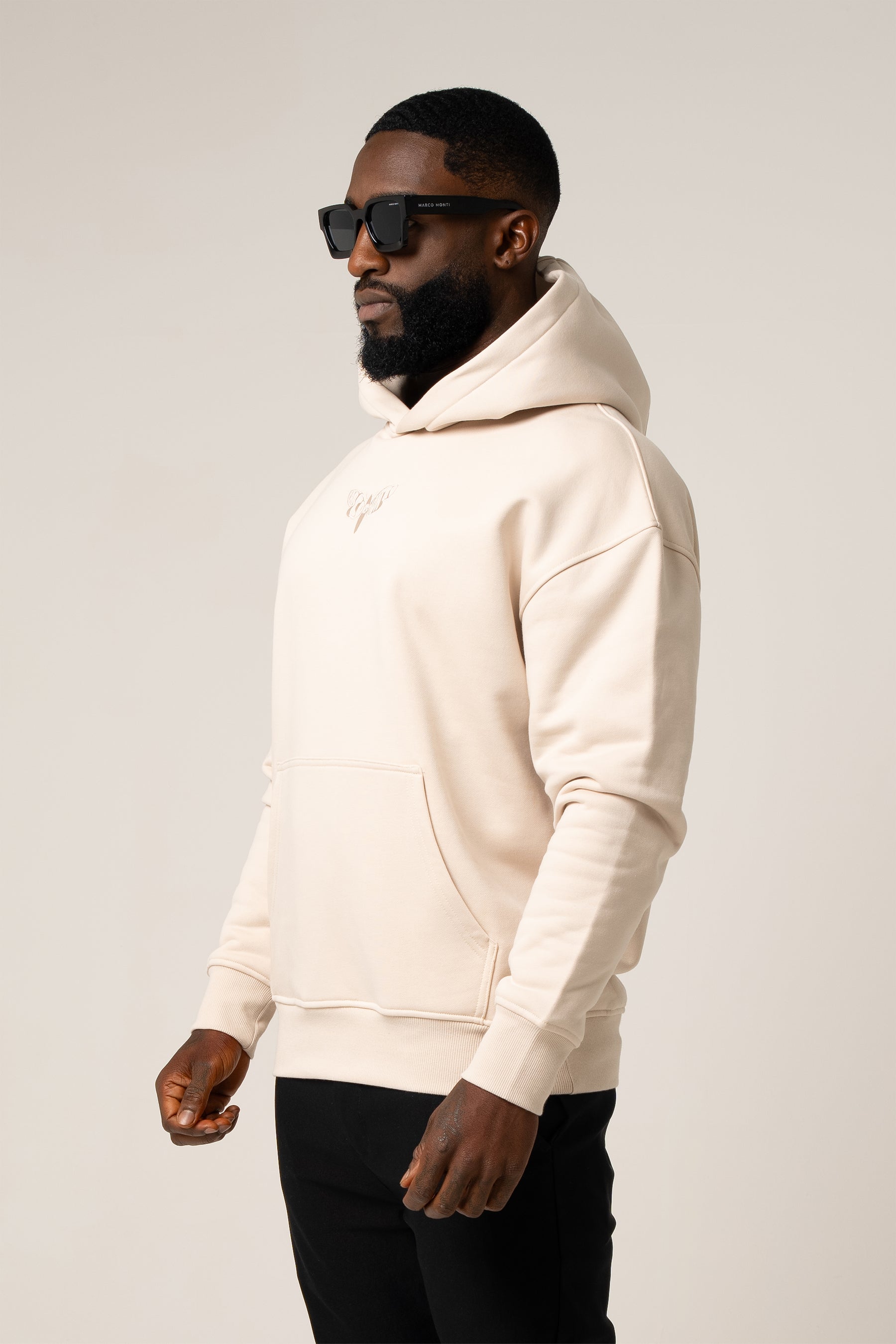 LIMITED "MOTH" EDITION LUCA HOODIE IN BEIGE