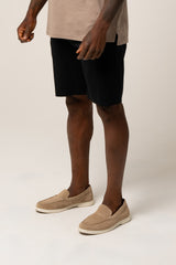 VITTORIO PIMA COTTON SHORTS BLACK