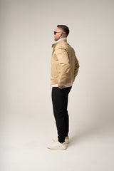 MARCO Bomber JACKET in BEIGE