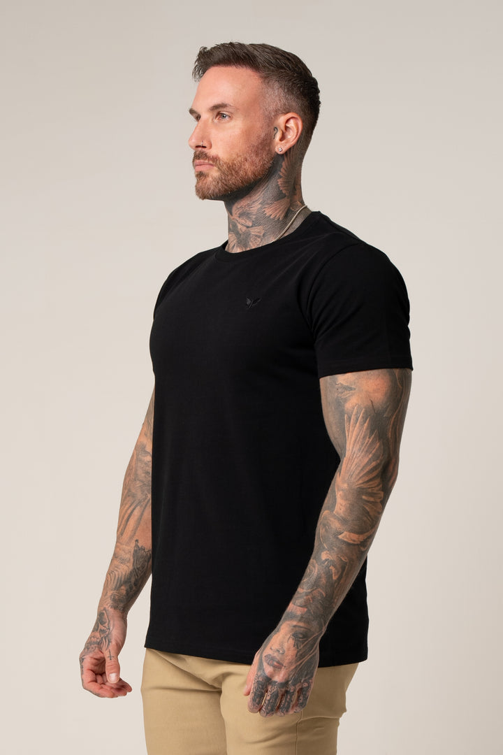 The Flavio Everyday Tee | Jet Black