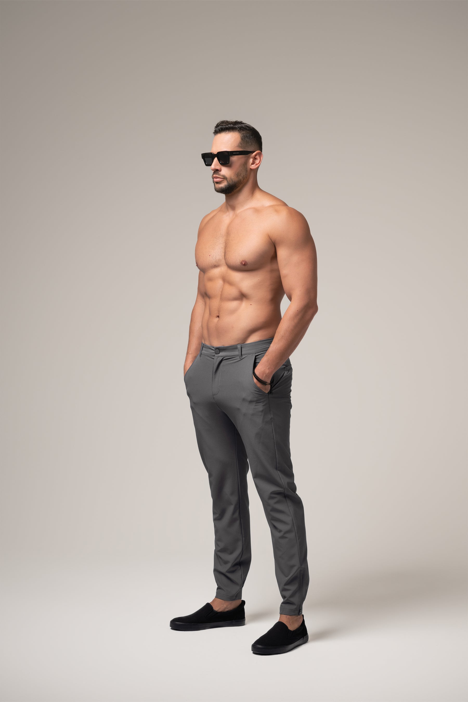 Sandro Performance Trousers | Grigio Pietra