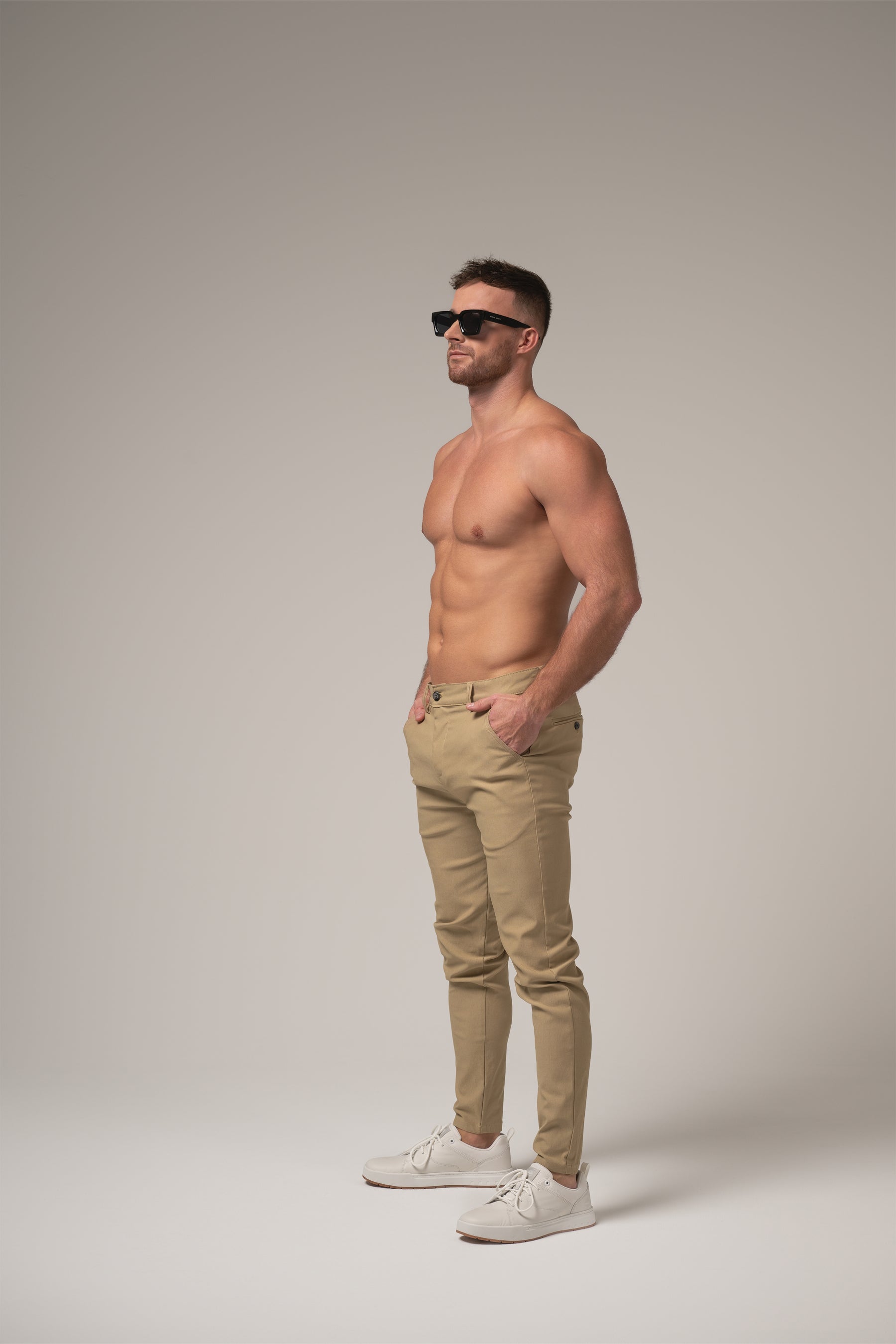 Matteo Hybrid Trousers | Sabbia Toscana