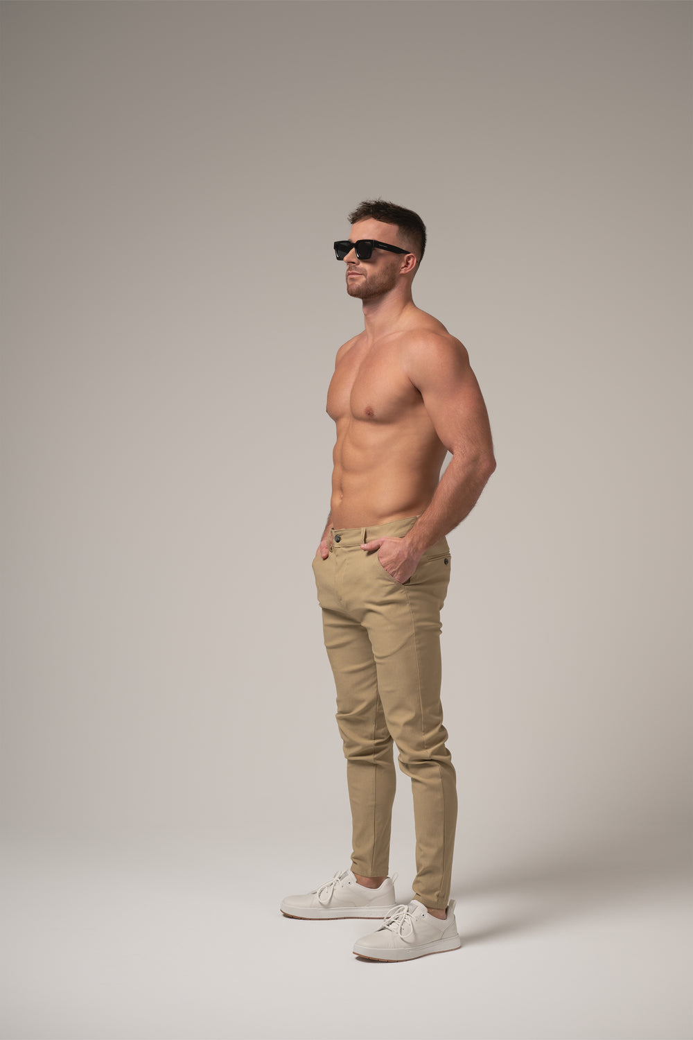 Matteo Hybrid Trousers | Sabbia Toscana