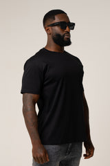 PIMA COTTON T-SHIRT IN BLACK