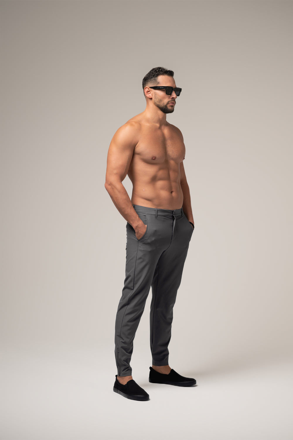 Sandro Performance Trousers | Grigio Pietra