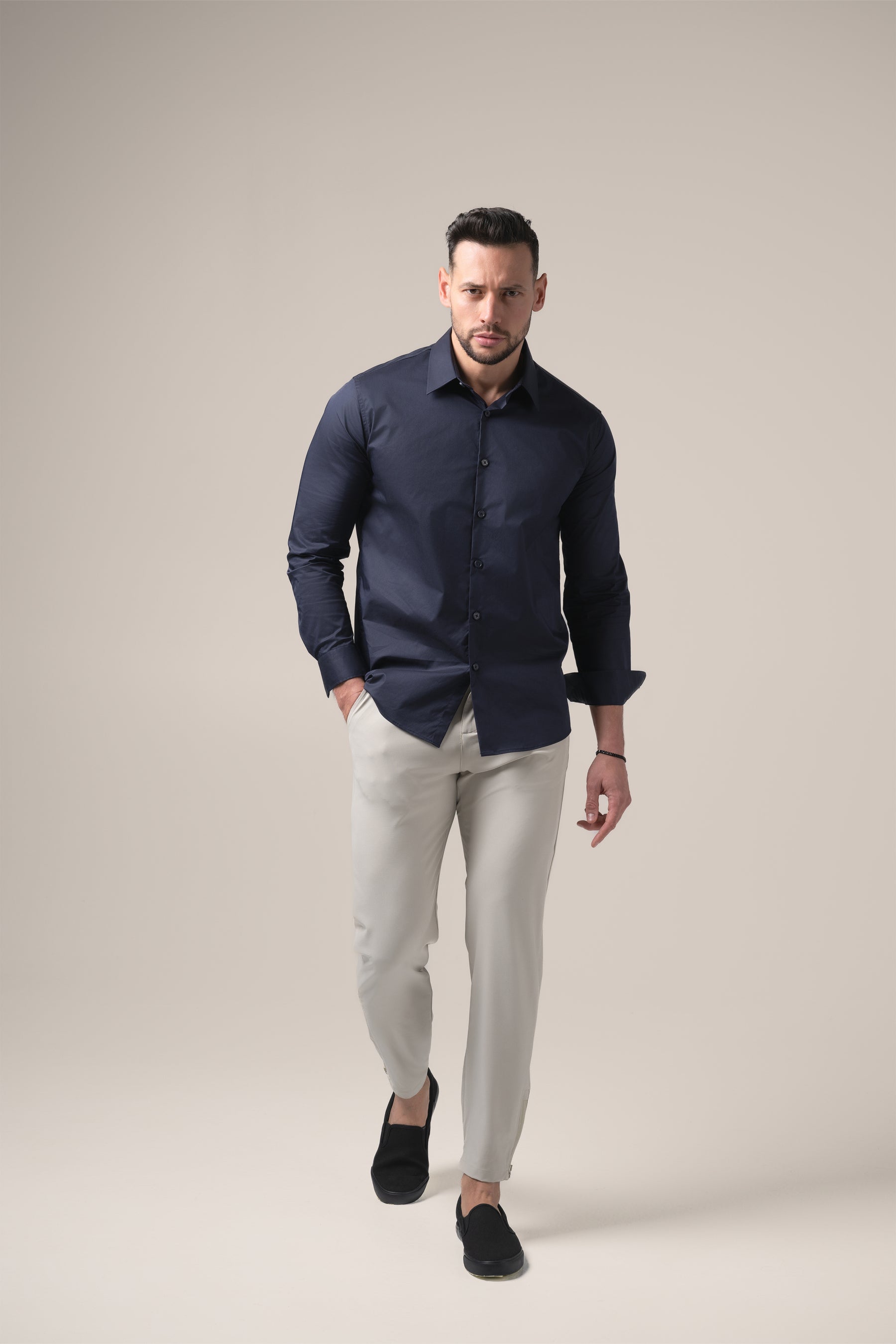 Chemise de performance Stefano | Blu Notte 