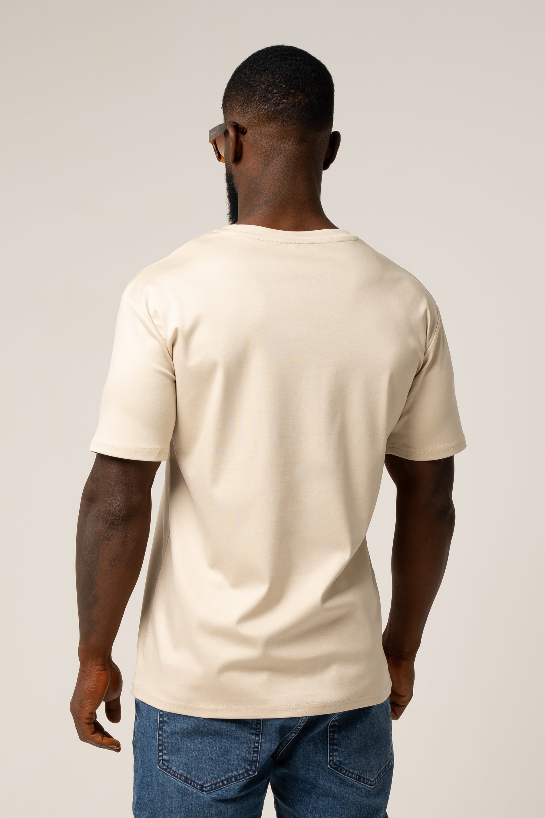 PIMA COTTON T-SHIRT IN KHAKI