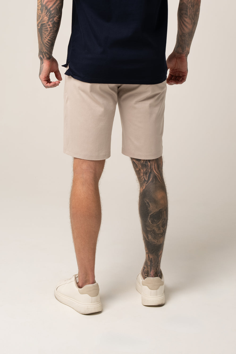 VITTORIO PIMA COTTON SHORTS BEIGE