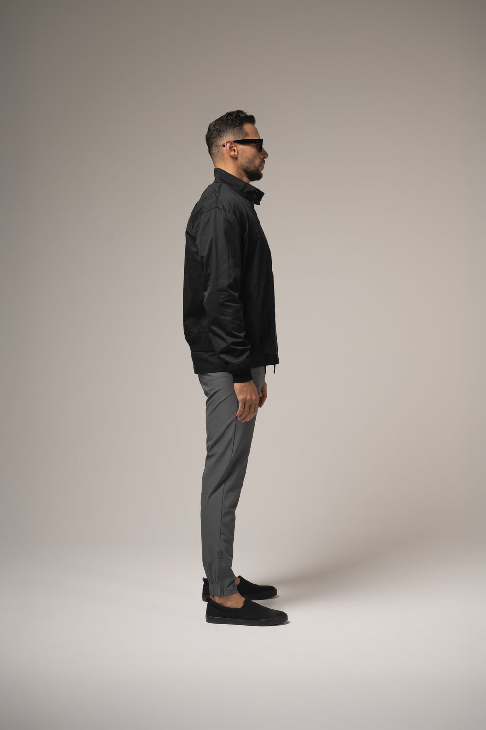 MARCO Bomber JACKET in BLACK