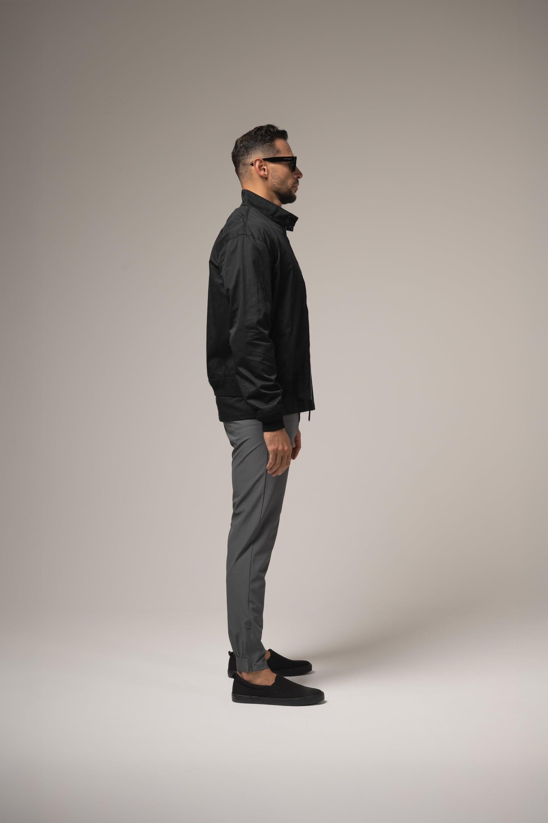 MARCO Bomber JACKET in BLACK