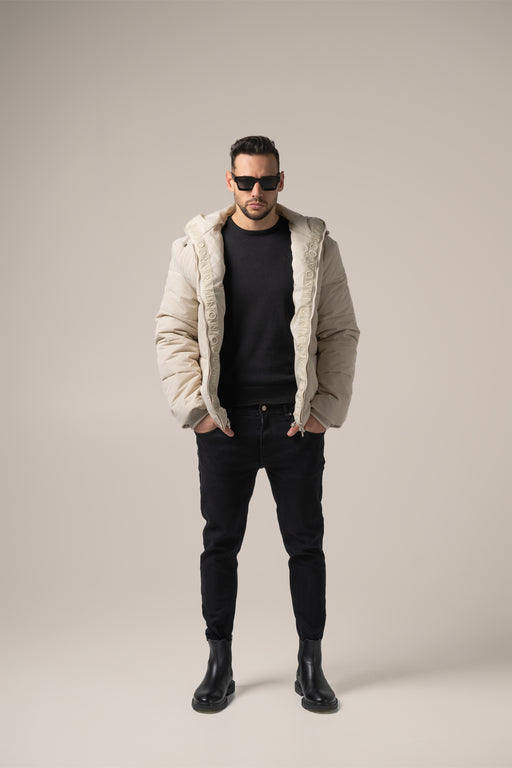 Stefano Technische Steppjacke | Toskanischer Sand